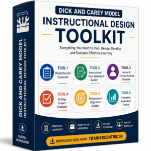 Dick and Carey model of instructional design toolkit